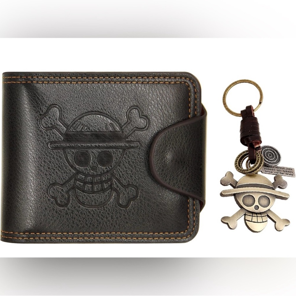 One piece man’s wallet and keychain